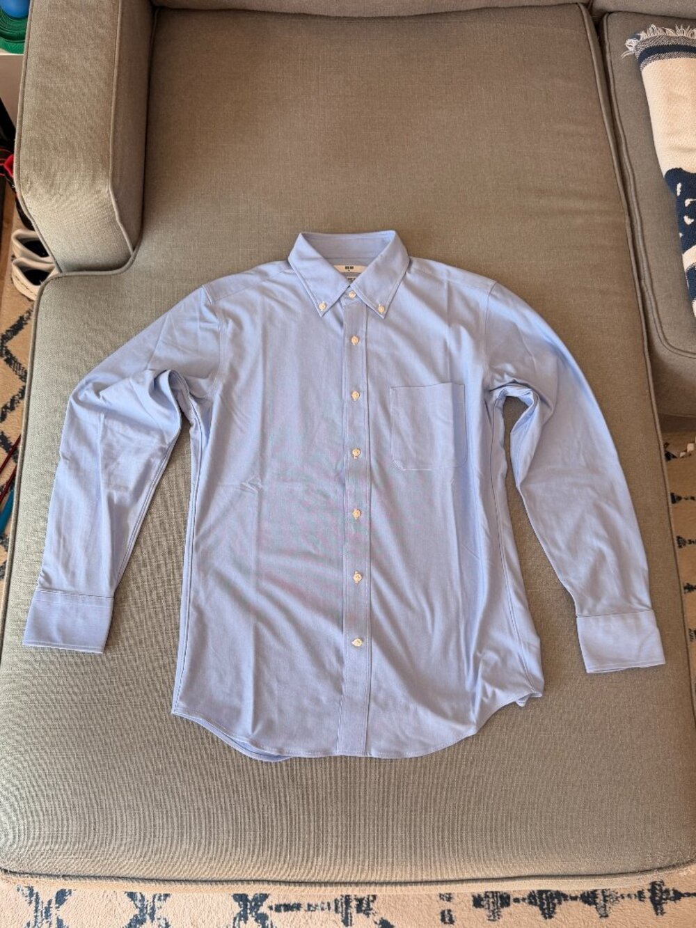 Uniqlo Super Non-Iron Slim Fit Shirt, Small